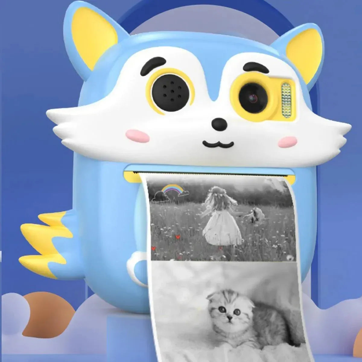 Instant Print Camera Animal Design ©