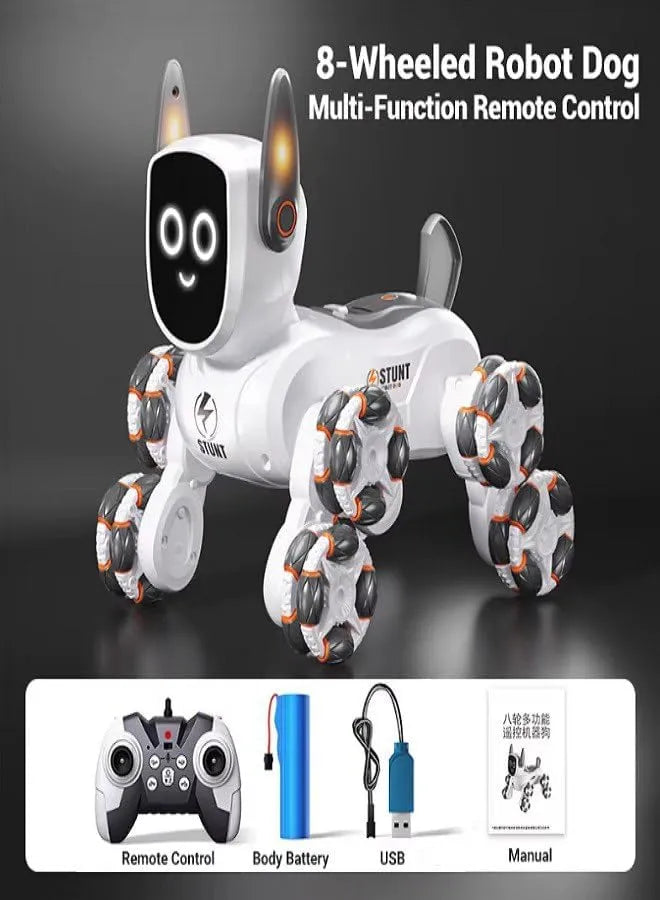 8‑Wheel Multi‑Functional RC Robot Dog Ⓢ